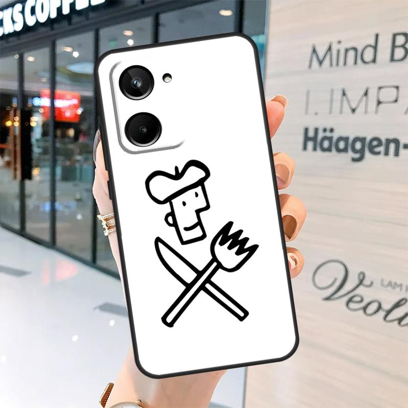 Cooking Chef Case For Realme 15 Pro 14 13 11 12 Pro Plus GT7 GT6 C55 C51 C53 C35 C33 C61 C65 C67 C71 C75