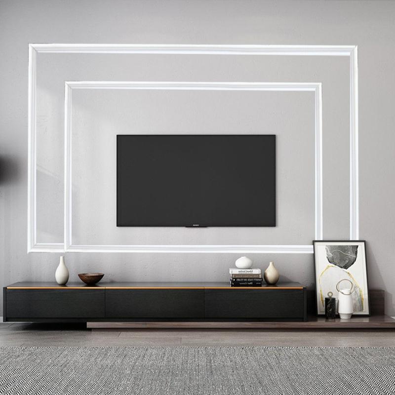 1 Roll Self-adhesive PVC Christmas Decorations Strips Flexible  Bendable For Walls Floors And Cabinets Border Decorative Strip