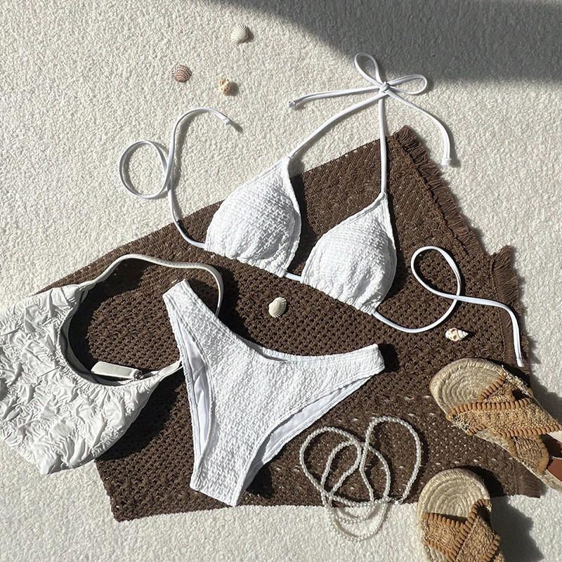 Hanging Neck Split Swimsuit Women's Sexy Bikini Beach Hot