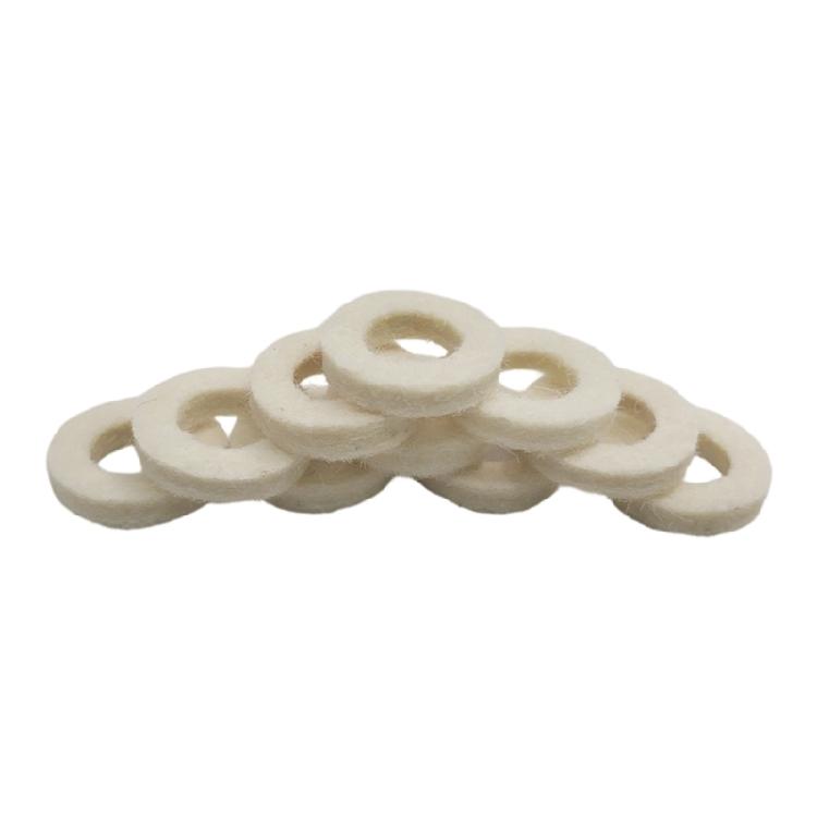 Felt Pads For Trumpet Cornet Trombone Keys 10 Pieces Smooth & Quiet Operate Quick Recovery Felt Pads for Instrument