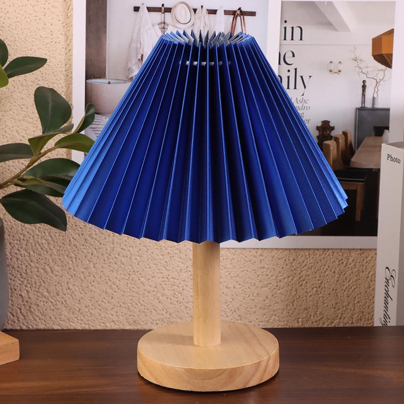 1 stk Takdekor Stoff Plissert Lampeskjerm Moderne Vaskbart Bordlampe Trekk DIY Retro Lysekrone Stofftrekk Stue Spisestue