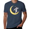 Spaceface, Astronauts In Space With Moon Star, Zero Gee T-Shirt Man T Shirt Summer Man T Shirts Cotton T-Shirt