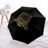 Motif FC Krasnodar, parapluie pliant automatique, design portable et pliable, 8 baleines, un cadeau de Noël ou d'anniversaire.