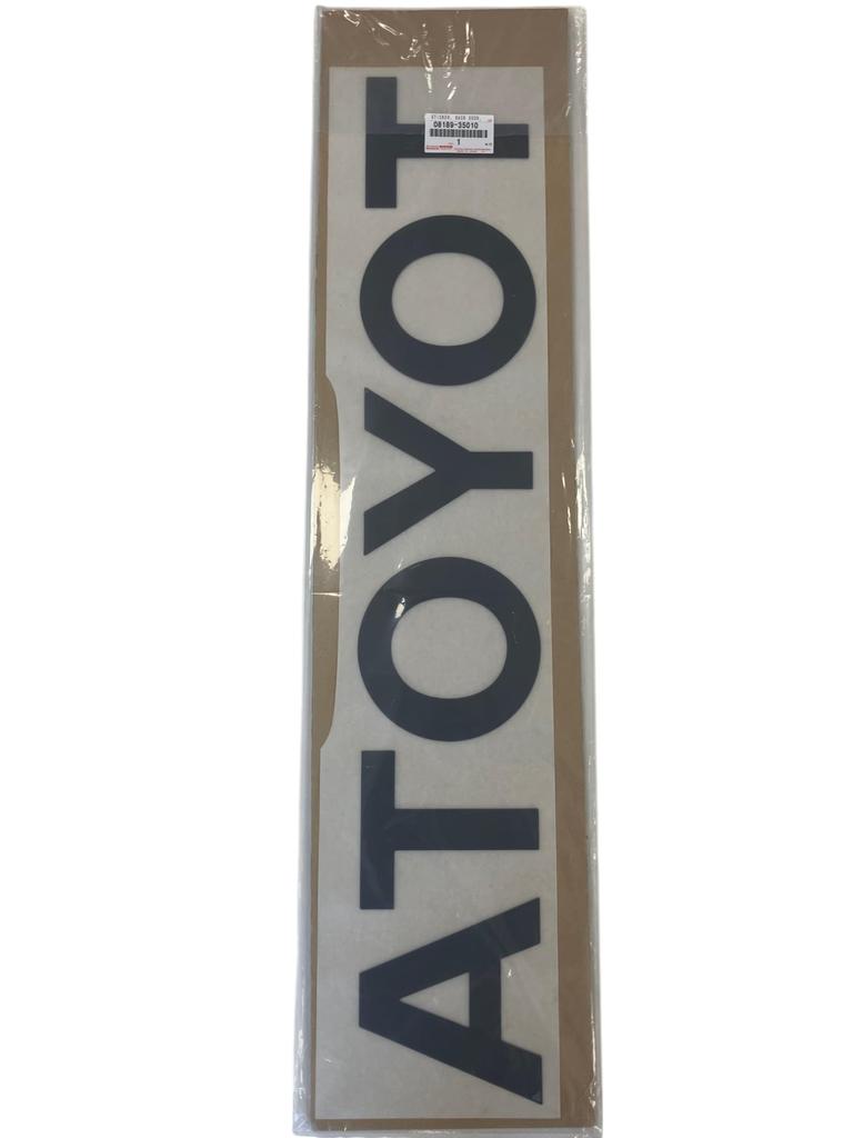 TOYOTA HILUX TOYOTA Decal GUN125 Genuine Product Silver [08189-35010]