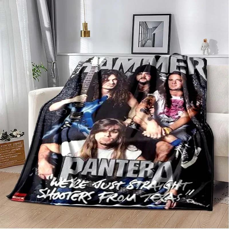 Κουβέρτα US Pantera Band Πόστερ Dimebag Darrell Τυπωμένη, για Σαλόνι, υπνοδωμάτιο, σπίτι, αυτοκίνητο, γραφείο, Δώρο για φίλο, εσύ Αγαπάς