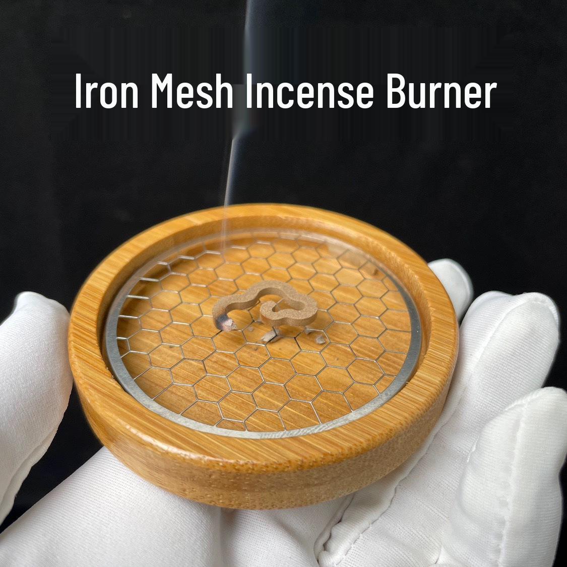Auspicious Cloud Stainless Steel Incense Burner & Fireproof Mat for Indoor Aromatherapy & Incense Ceremonies