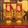 Smokeless Crystal Candle for Buddha Offerings, Housewarming, or New Year Celebrations - Windproof Red Butter Lamp