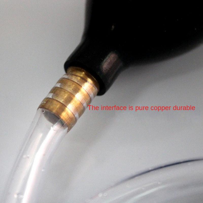 Car Oil Extraction Pipe Transparent PVC Manual Hand Suction Siphon Water Petrol Fuel Gas Diesel Petrol Pipe Pump Car Accessories