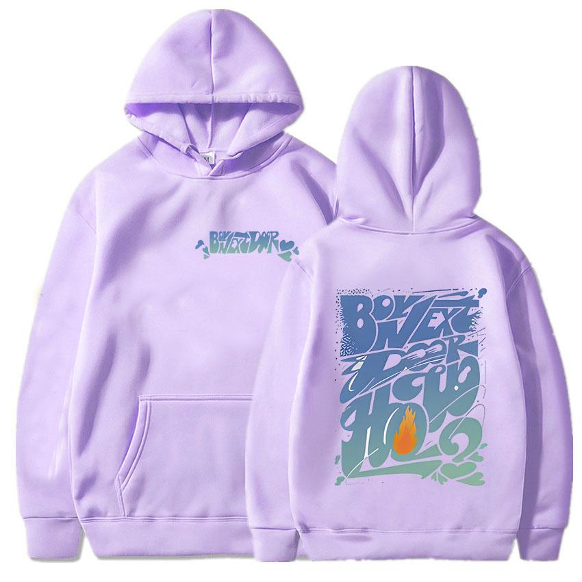 

Kpop BOYNEXTDOOR HOW Мерч Толстовки Нові толстовки з капюшоном Жінки Чоловіки Мода Повсякденний вуличний одяг Хіп-хоп Довгий рукав Популярні топи XS