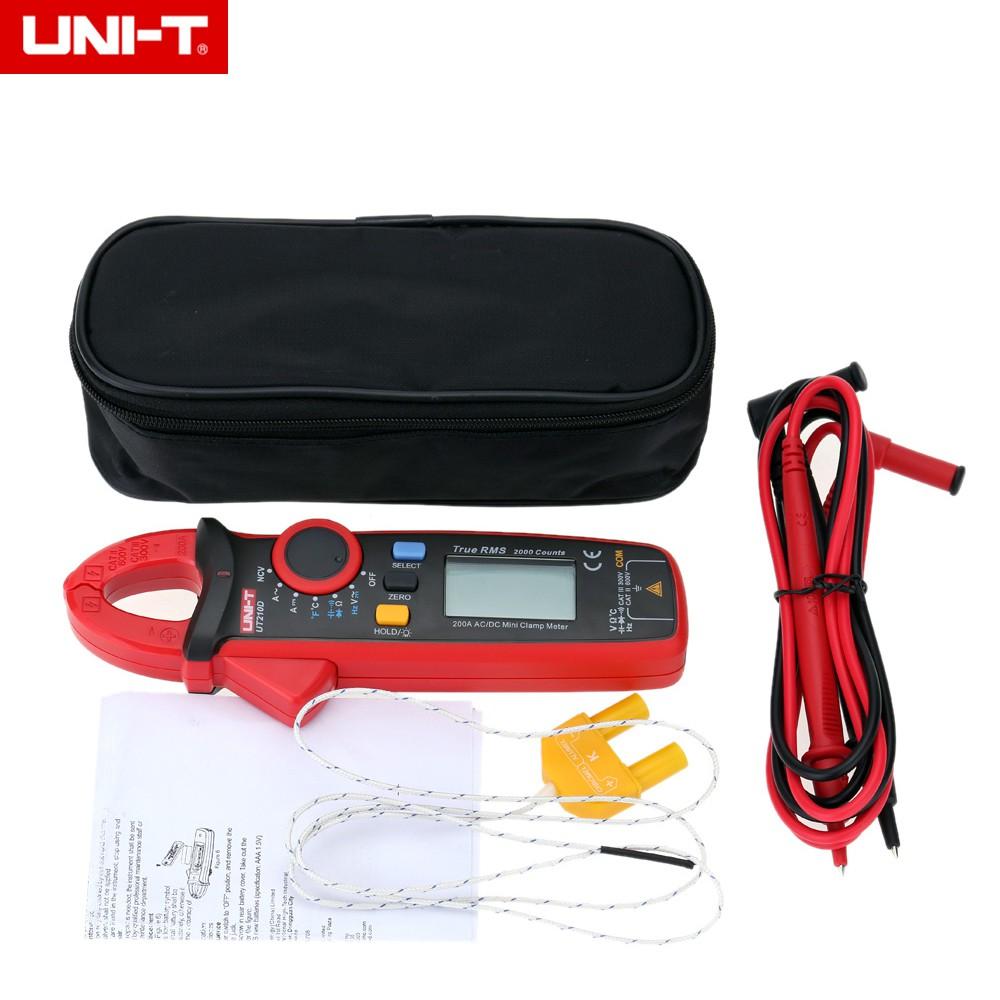 UNI-T UT210D Digital Mini Clamp Meter Multimeters AC/DC Current Voltage Temperature Measure Multitester Price In UAE | Amazon UAE - View #3