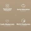 6 IN 1 Sensory Busy Board Creative Multipurpose Busy Cube Early Education Activity Cube  Infant Toy