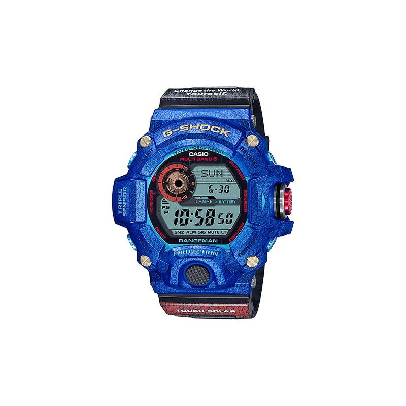 

Casio CASIOG-SHOCKG-SHOCK Series Earth Watch Cassowary Watch Quartz Movement Carbon Fiber Strap Japanese and Korean Watch Men s Watch Blue GW-9406KJ-2 синій