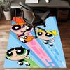 1pc Powerpuff Design Printed Area Rug Carpet for Bedroom Living Room Home Decor Rugs Mat Non Slip Mat Rug for Bedside