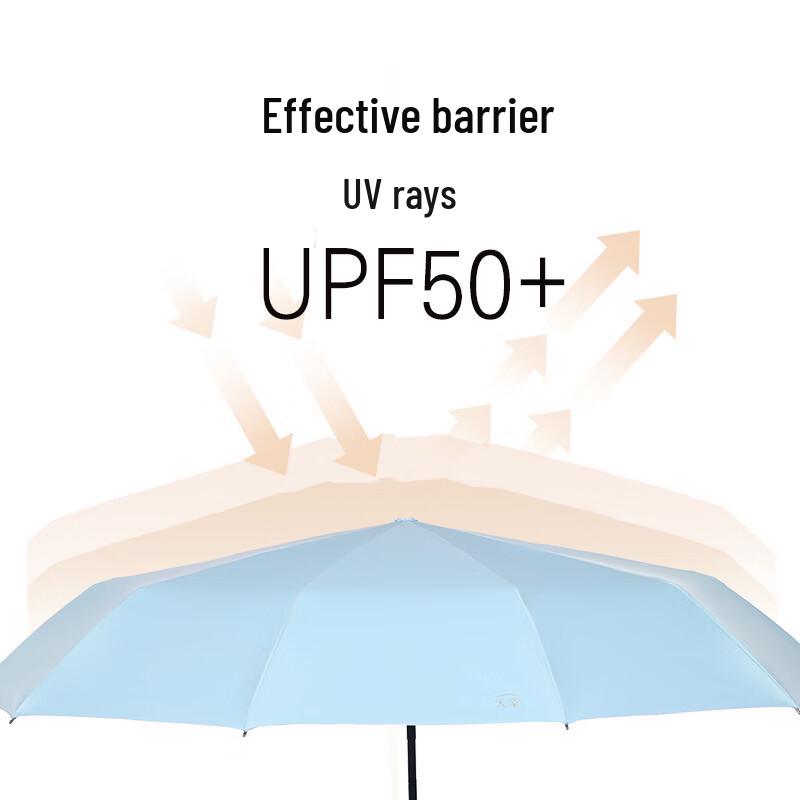 Paradise 10-Rib Fully Automatic Folding Sun/Rain Umbrella