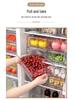 Clear Multilayer Refrigerator Organizer Box for Food, Fruit, Eggs, and Dumplings