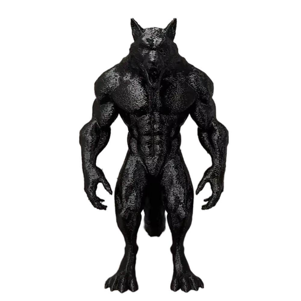 

Черная фигурка оборотня Полки для книг Полки Рождественские и Хэллоуинские украшения чёрный