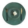 Protective Round Placemats Made of Premium Woven Material Great Addition To Your Dining Setup for Any Occasion