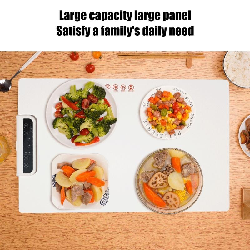 Elektrisk Varmende Varmeplate Brett Justerbar Temperatur Elektrisk Varmebrett