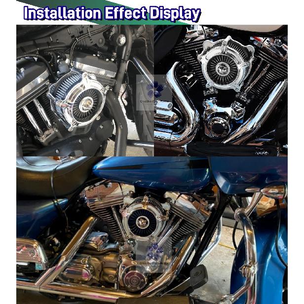 air cleaner motorcycle Intake air filter cover For harley davidson sportster 1200 883 touring street bob heritage road king Dyna