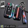 For Vw For Volkswagen Tiguan Mk2 Magotan Passat B8 Cc For Skoda Superb A7 Racing Style Metal Car Key Case Fob Cover  Accessories