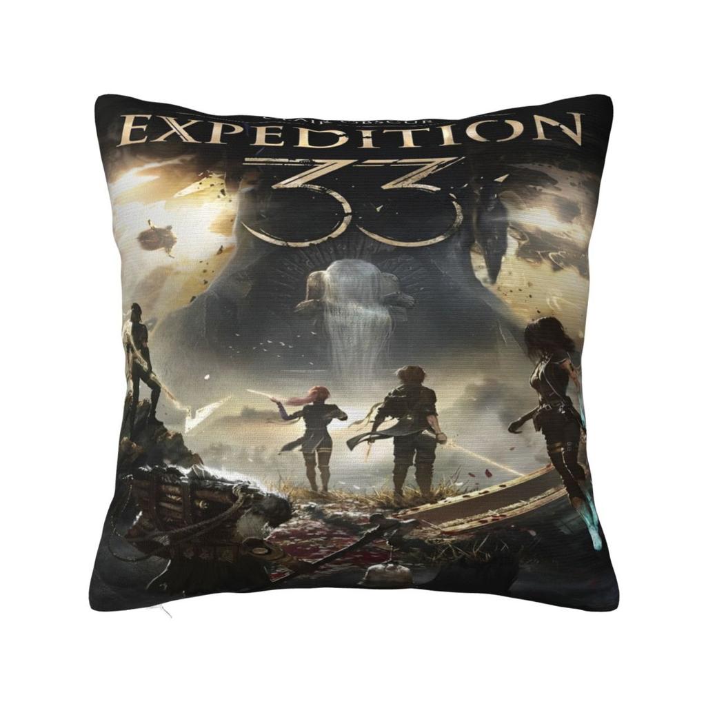 Warm Sofa Expedition 33 Decoration Pillowcases Merch Pillow Covers Zipper Multi Size