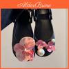 Eva Ladies Clogs With Flower Embellishments And Slipresistant Outsole For Daily Use