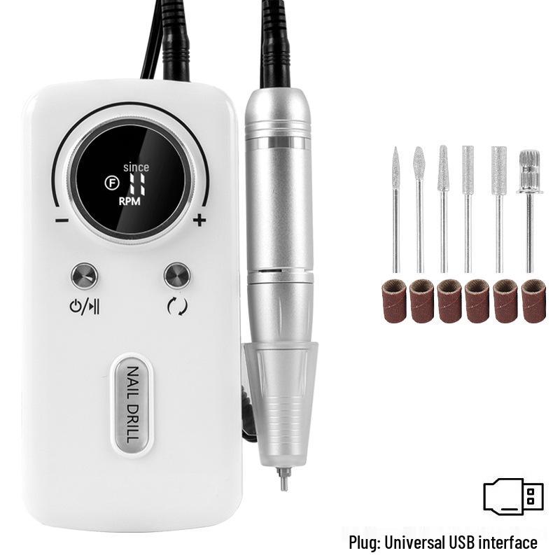 Rechargeable 30,000 RPM Professional Nail Drill for Gel Polish Removal