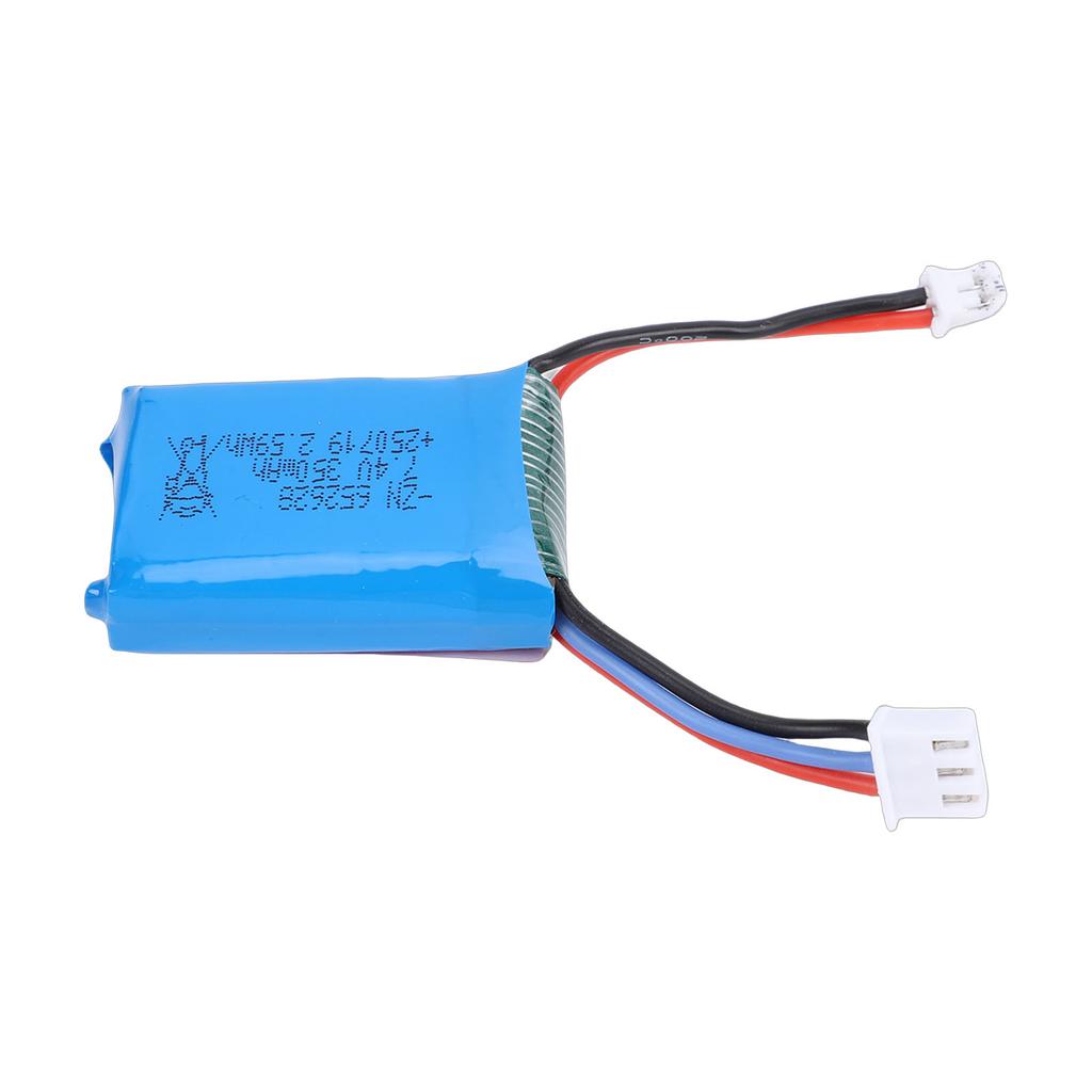 350mAh Battery Fit for   244016 RC Car Remote Control Model Toy Li Battery with Connector