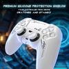 Silicone Cover for PlayVital Mecha Edition PS5 Improved Compatible with Charging Thumb Cap and Sticker Included Controller, Shockproof, Anti-slip