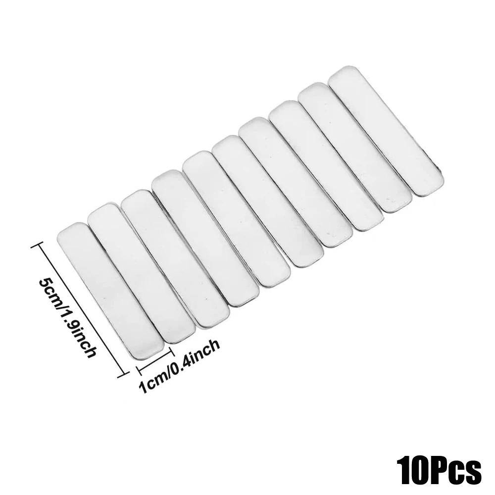 

10 Pieces Golf Weighted Lead Tape Adhesive Lead Tape Strips Add Weight for Golf Club Tennis Racket Adjust Weight