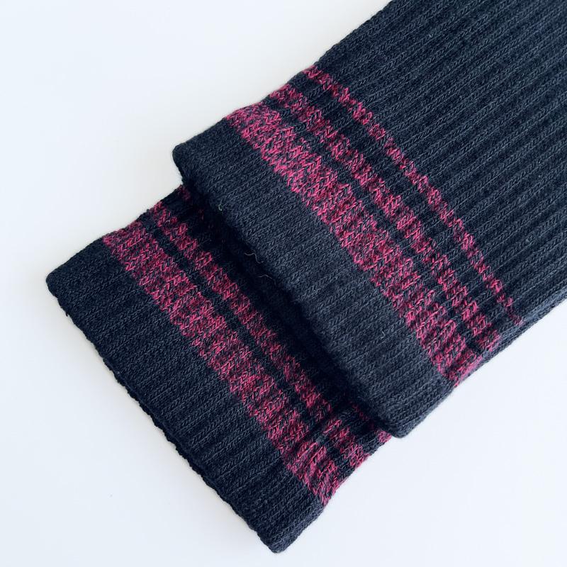 1/4 Pairs Long 5 Finger Socks Man Cotton Striped Colorful Compression Sweat-Absorbing Breathable Fitness Hiking Outdoor Toe Sock