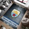 Shiny MCFC Cards Carpet Rug for Living Room Bedroom Home Sofa Decoration,Kids play Nonslip Floor Mat