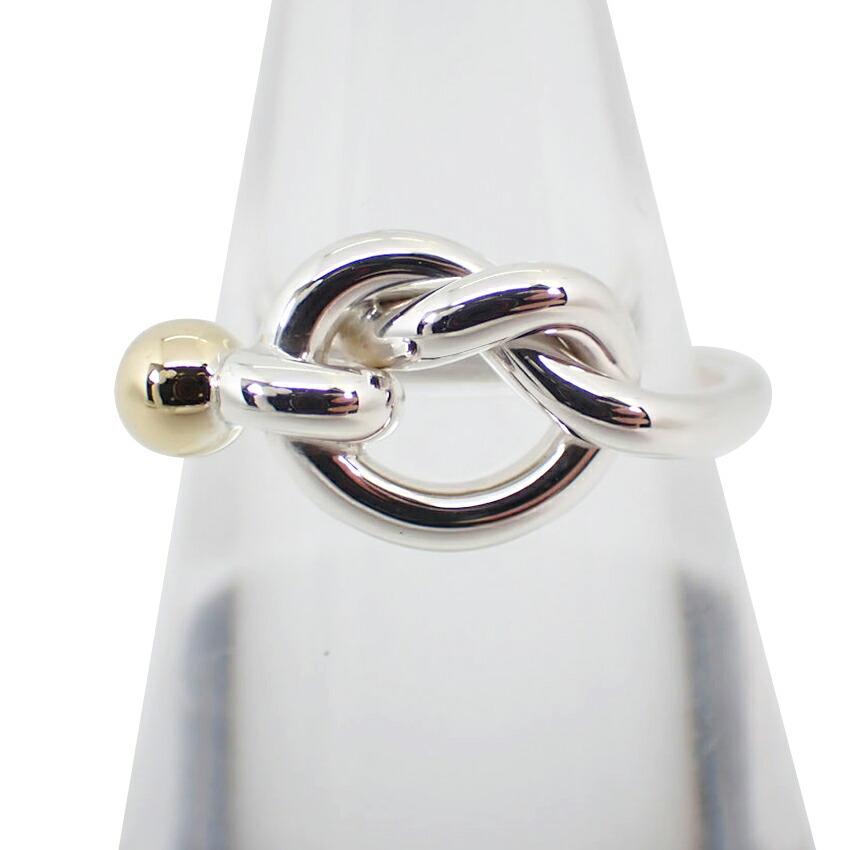 

[Used] TIFFANY 925/750 Love Knot Ring / Size 10 / g516-42