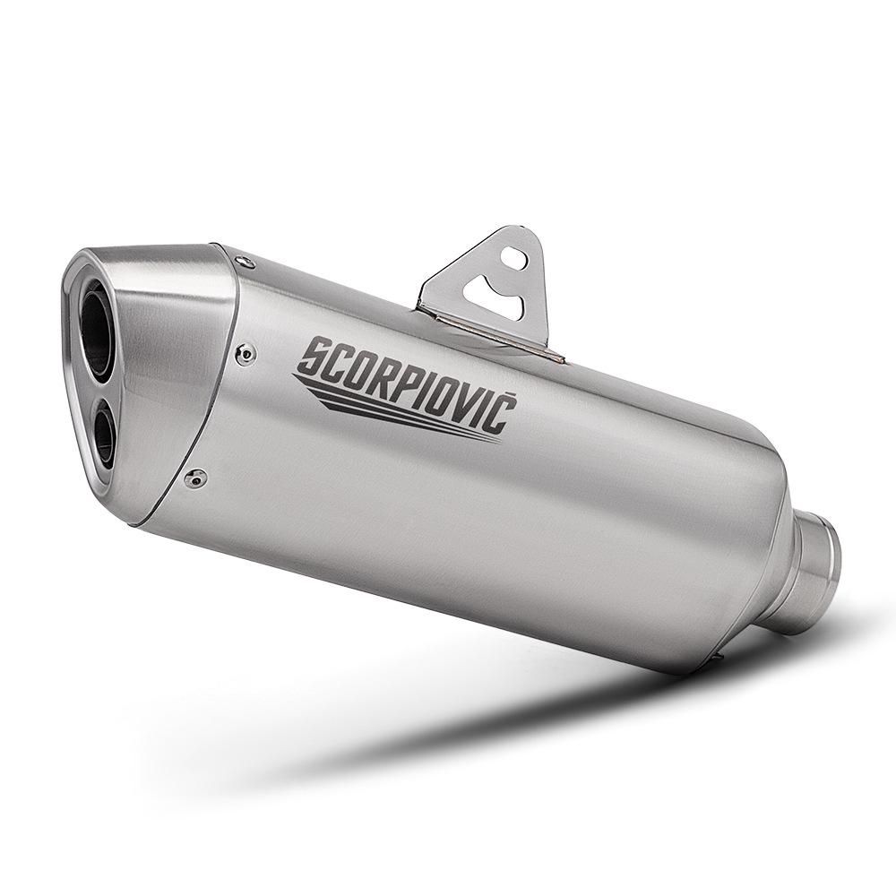 Non-Destructive ZXJC 500RR Exhaust Muffler Installation for Original Exhaust Connection