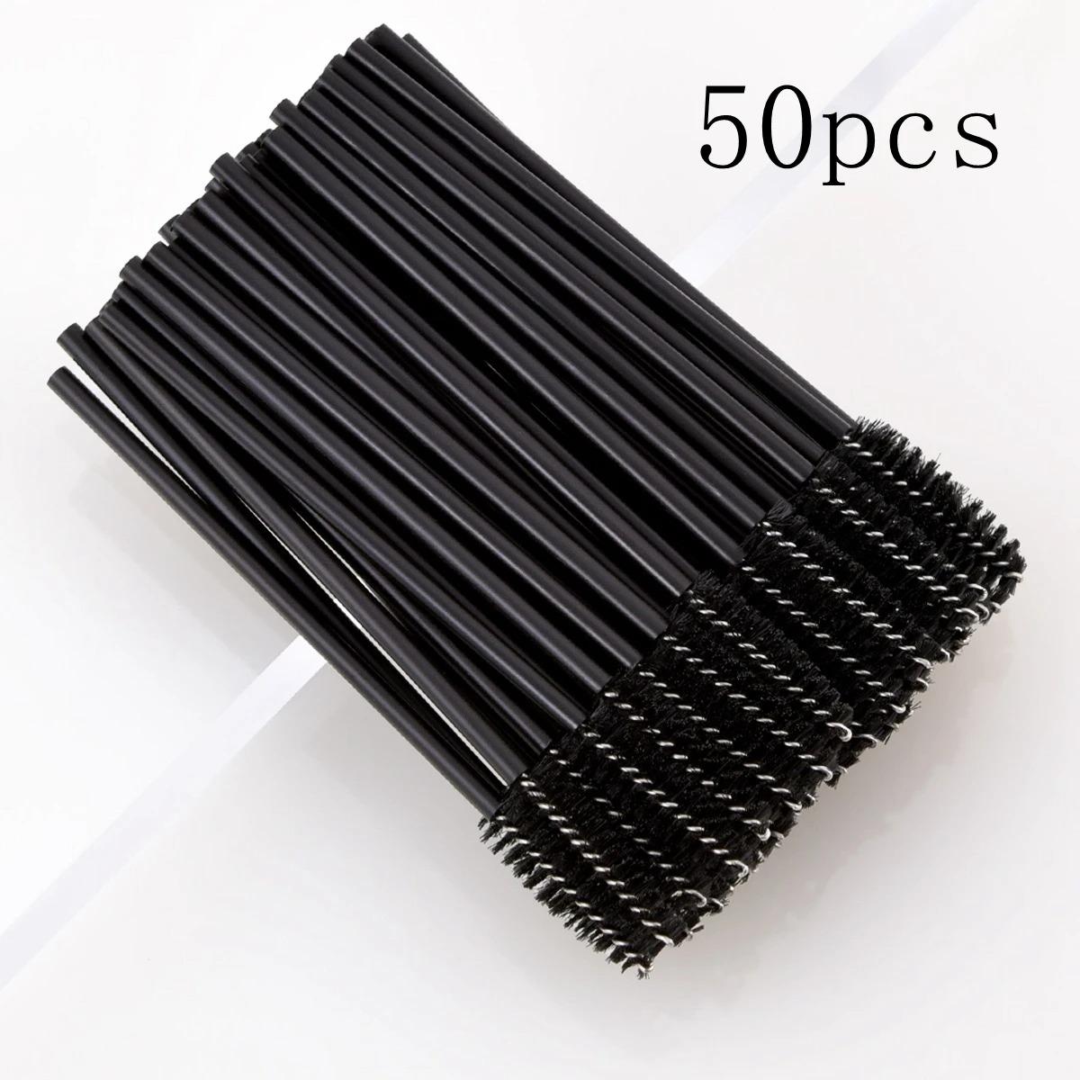 

50/1000pcs Disposable Eyelash Brushes Eyelashes Extension Tools Eyebrow Brush Mascara Wands Applicator Spoolers Makeup Tools
