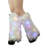 40cm Furry Leg Warmers Japanese Style Long Tube Sock Harajuku Style Lolita Boots Cover  Women
