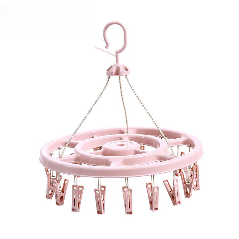 Laundry Hanger Foldable Laundry Clothespin Drying Rack Foes