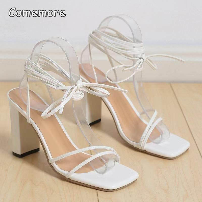 

Sexy Gold Strap High Heel Sandals Women s Roman Crossed Band Shoes Rubber Sole Open Toe Size 36 41 Wrap Strappy Heeled Sandals 41 білий