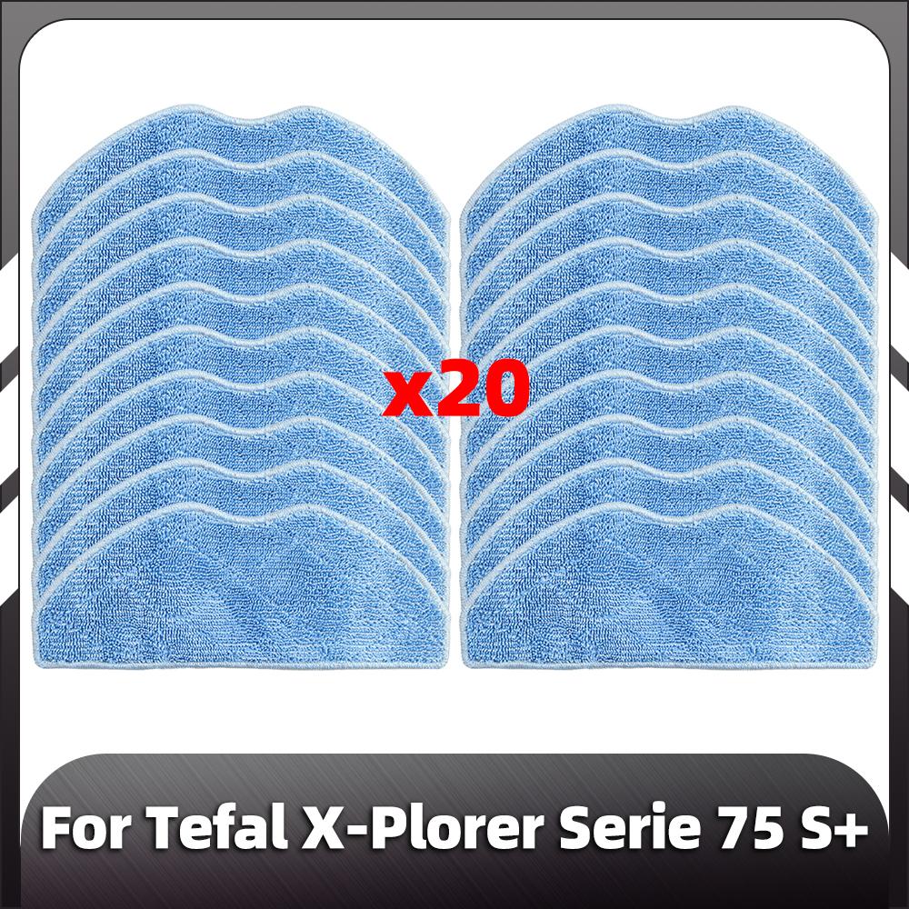Compatible for Tefal X-Plorer Serie 75 S+ Replacement  Main Side brush HEPA Filter Mop Pads Dust Bag Spare Parts accessories