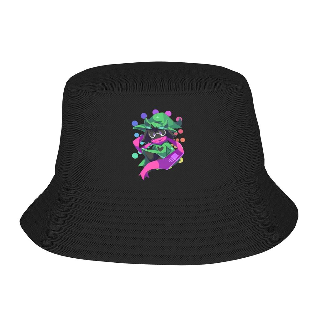 Harajuku Ralsei Deltarune Bucket Hat Women Lightweight Fishing FisherUnisex Cap Hot Summer Beach Vacation Getaway Headwear Bob Hat