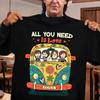 The B-Beatles All You Need Is Love T-Shirt Unisex for Men FAN Vintage Graphic Cotton Tee Street