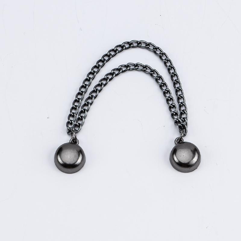 4Pcs/1pc Chain magnetic suction trouser legs anti-smoothing fixing magnet trouser legs without seam length and shortening