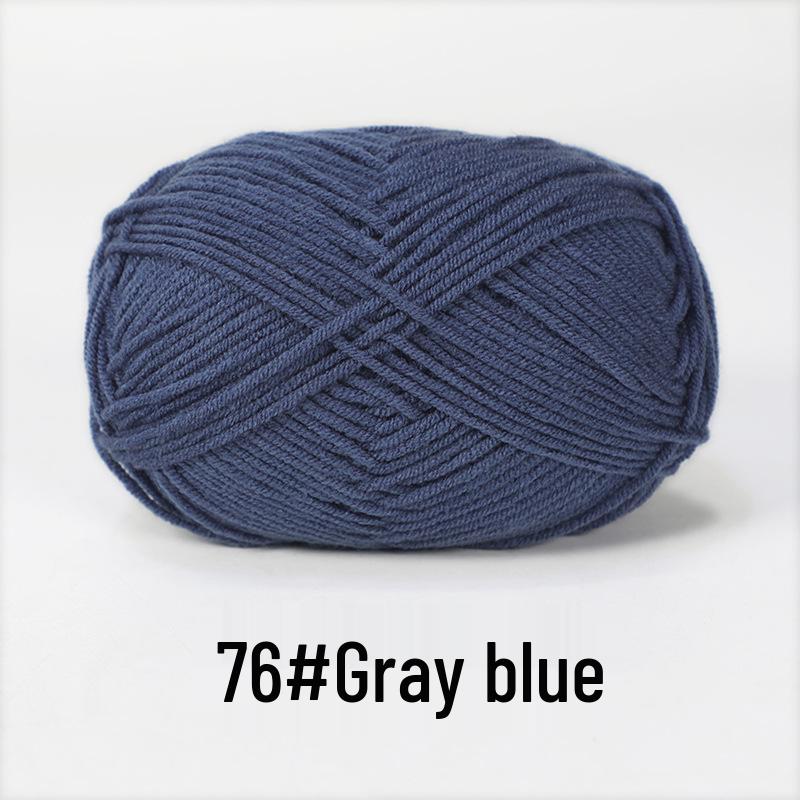 Baby 4-lagiges Milchbaumwollgarn zum Stricken von DIY-Schals oder Decken