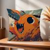 ANIME Chainsaw Man PPochita Kawaii Pillow Cover for Bedroom Room and Living Room Sofa Decorative Cushion Cover