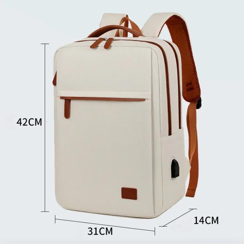 Zaino Business alla Moda per Laptop da 15,6 Pollici Zaino Classico da Uomo Zaino da Viaggio ad Alta Capacità per Donna Zaino per Laptop per Studenti Borsa Scolastica