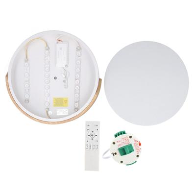 Modern LED Ceiling Light Minimalist Wood Flush Mount Ceiling Light Fixture 3000K 4000K 6000K