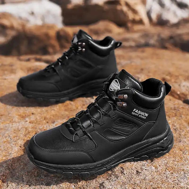 Fashion Thick Bottom Flatform Sneakers Without Heels Designer Boots Men Outdoor Men Boots Shoes Sport Entertainment Foot-wear Maker