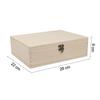 Classic Elegant Appearance Wood Jewelry Box Multiple Compartments