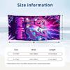 Neon Theme Beach Towel Personalized Custom Name & Text Soft Quick Dry Beach Towel for Swimming Travel