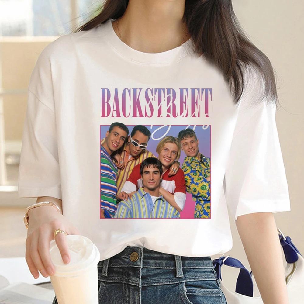 Backstreet Boys Classic Album Poster Graphic Print TShirt for Fans Men Women Crewneck Cotton New Fashion Oversized Casual Tops S
